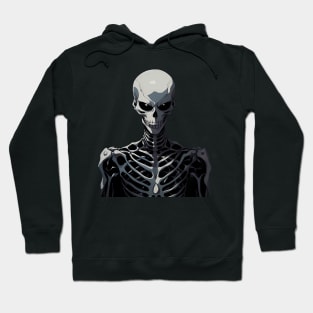 Anime Skeleton - Spooky Halloween Horror Goth Hoodie